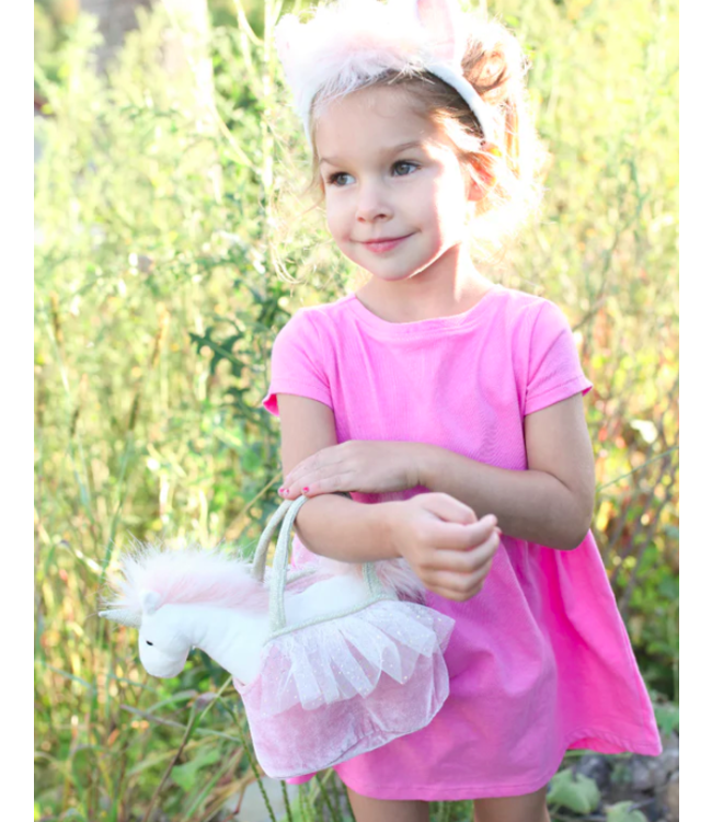Mon Ami Pretty Unicorn Plush Toy in Purse Ophelia