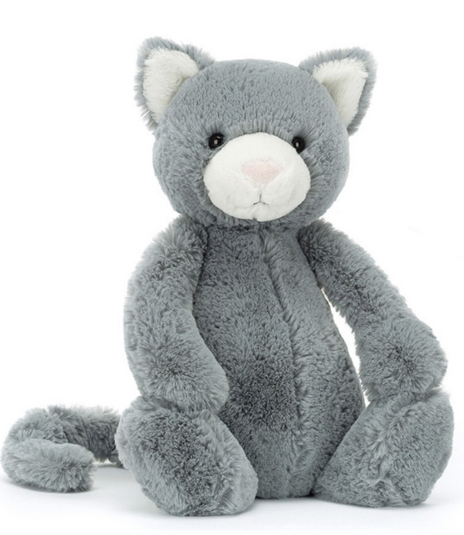 Jellycat Bashful Grey Kitten Medium