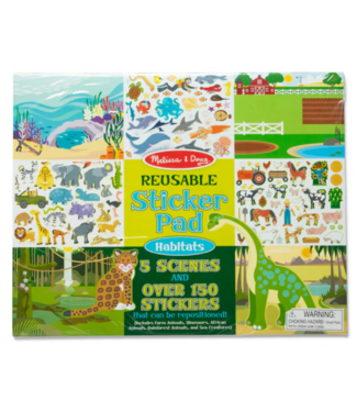 Reusable Sticker Pad Habitats