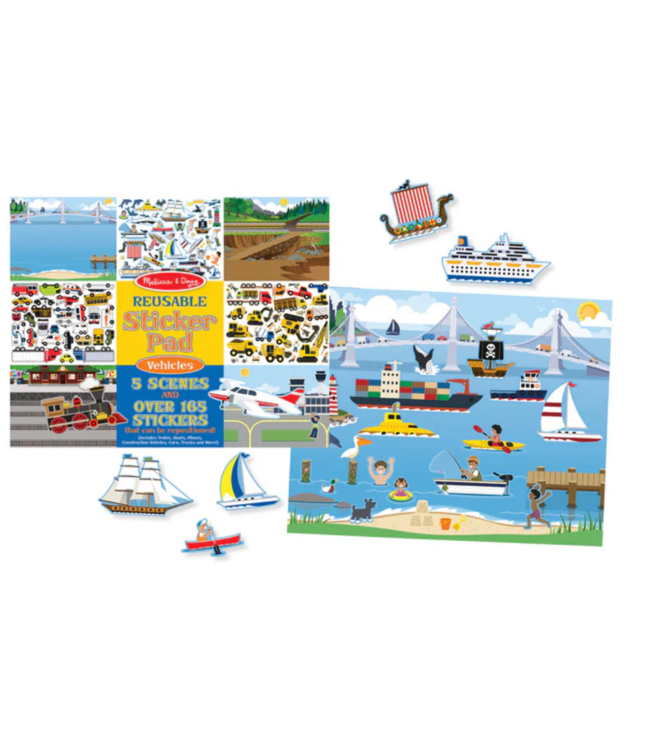 Reusable Sticker Pad Vehicles