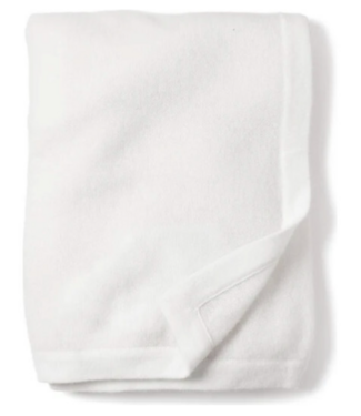 Petite Plume Cashmere Baby Blanket White