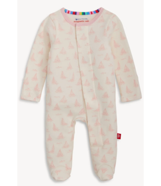 Tiny Tides Pink Footie