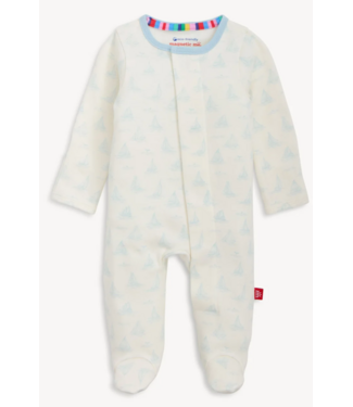 Tiny Tides Blue Footie