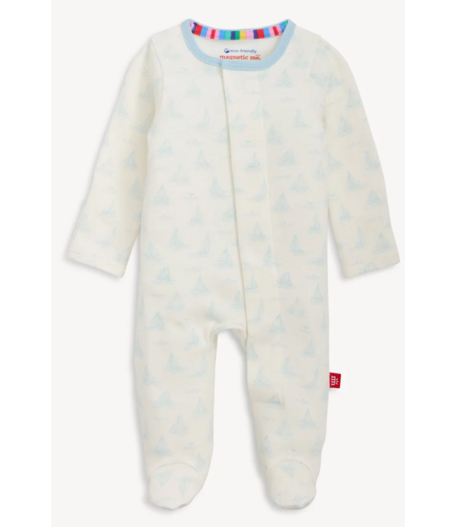 Tiny Tides Blue Footie