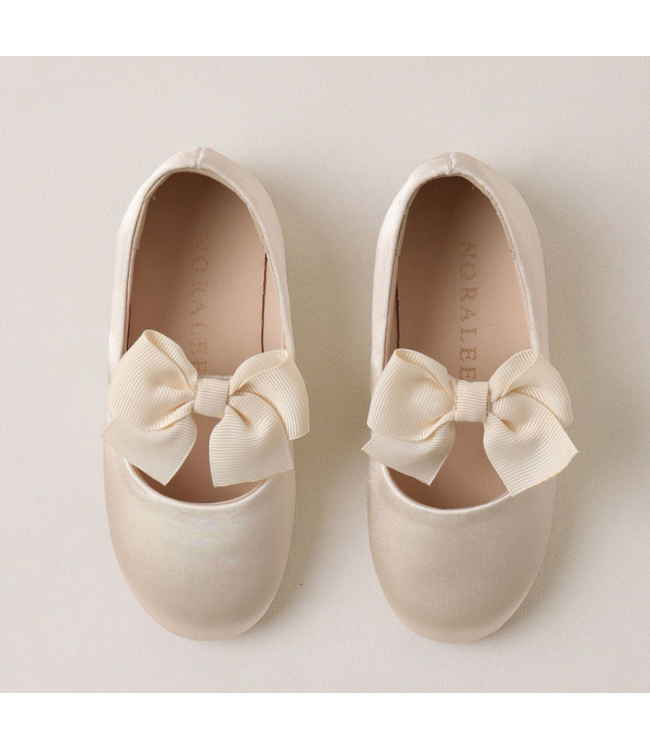 Noralee Bow Ballet Flats Pearl