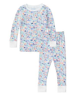 Joy Street Jersey Shore Two Piece Pajamas/Boardwalk