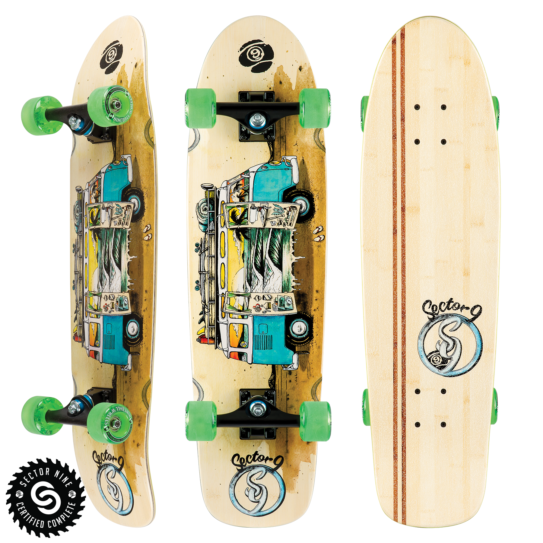 Sector 9 LONGBOARD-SECTOR 9 VAN BAMBOOZLER