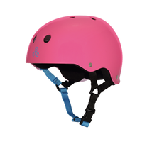 Triple 8 HELMET-TRIPLE 8 SWEATSAVER NEON FUSCHIA GLOSSY