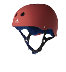 Triple 8 HELMET-TRIPLE 8 SWEATSAVER UNITED RED RUBBER