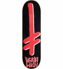 Deathwish DECK-DEATHWISH GANG LOGO BLACK/RED (8.25)