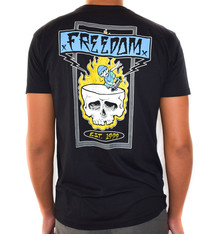 Freedom Boardshop TEE-FREEDOM SKULL BOWL
