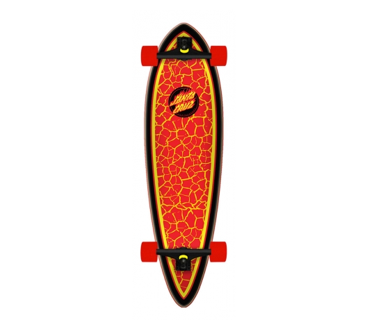 Santa Cruz LONGBOARD-SANTA CRUZ FLAME DOT PINTAL