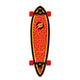 Santa Cruz LONGBOARD-SANTA CRUZ FLAME DOT PINTAL