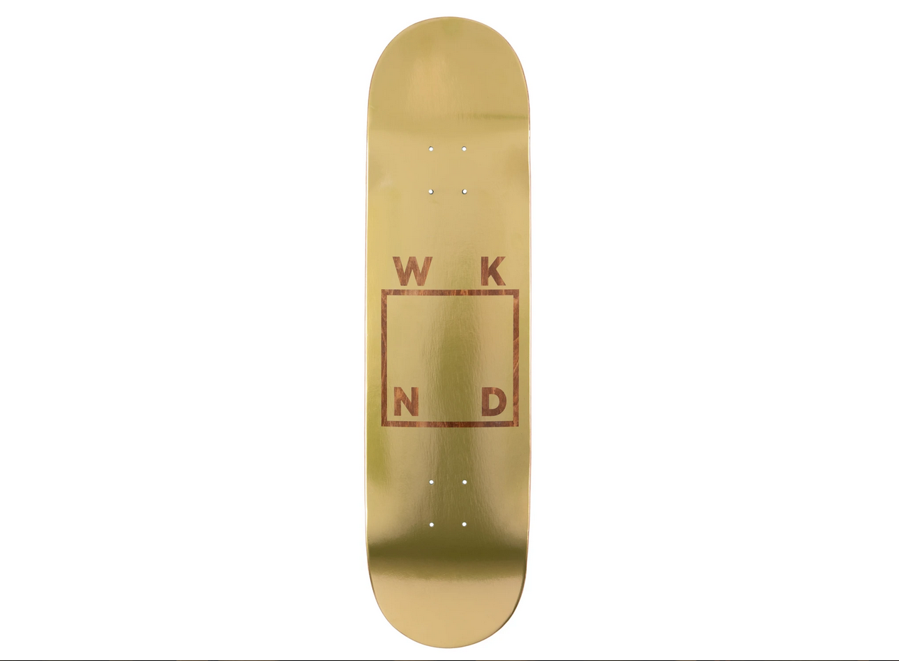WKND DECK-WKND GOLD PLATED LOGO (8.38)