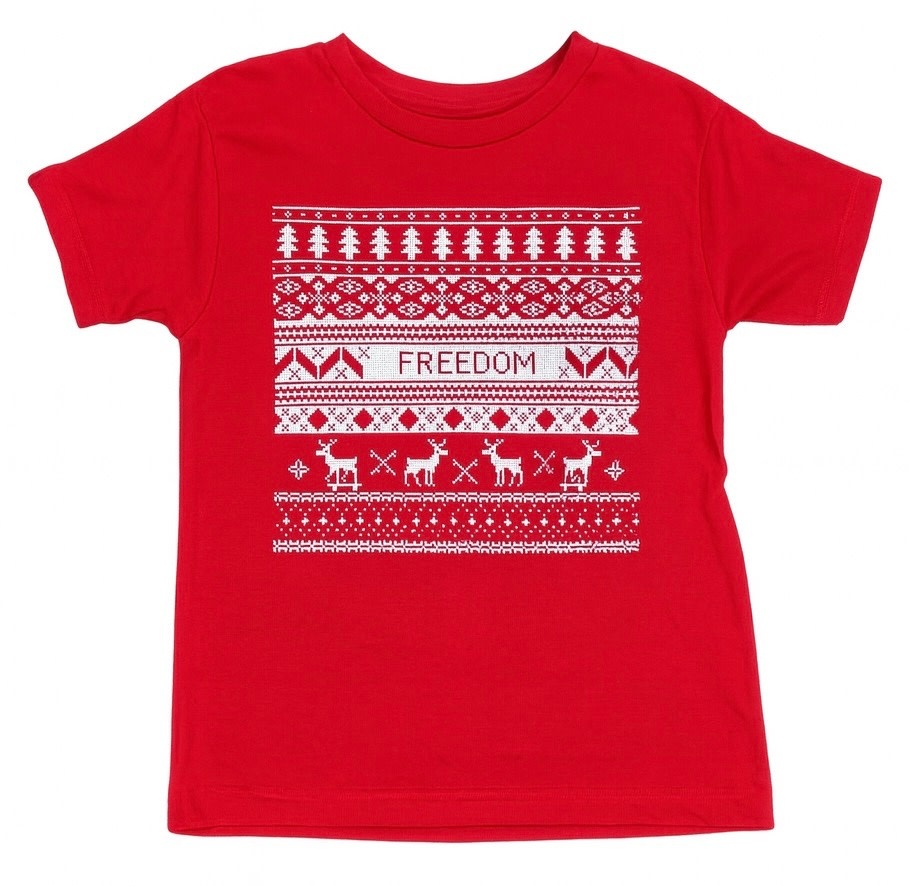 Freedom Boardshop TEE-FREEDOM REINDEER KIDS