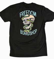 Freedom Boardshop TEE-FREEDOM SKULL & SNAKE 25