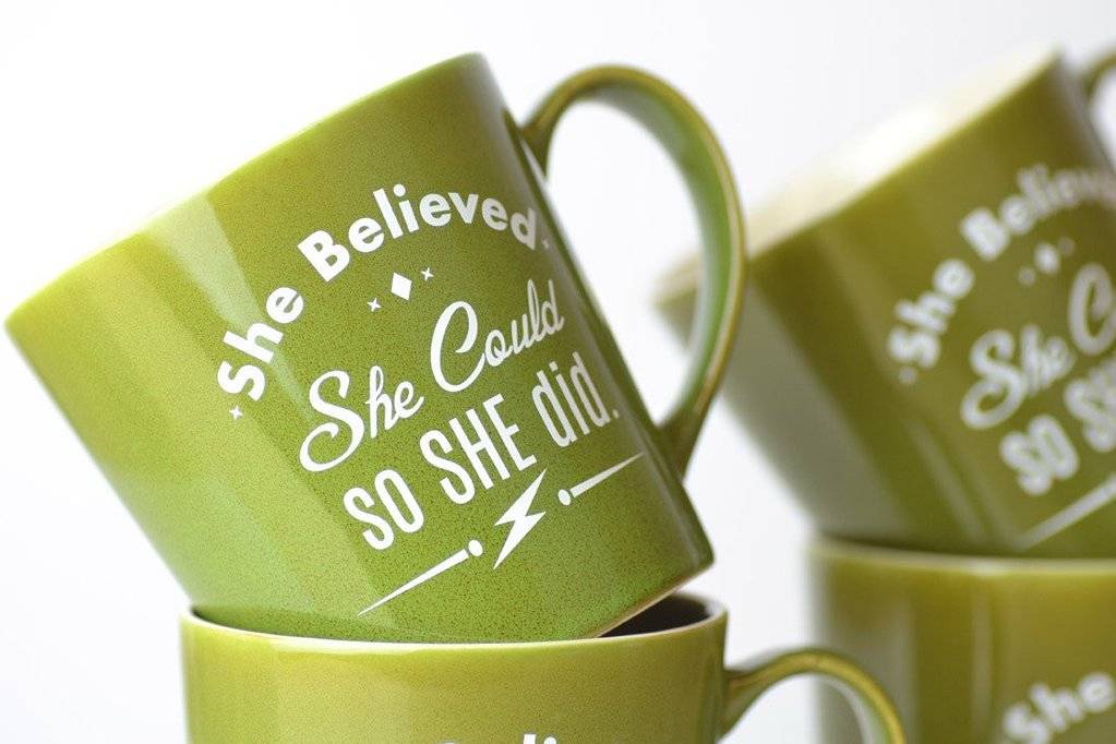 She Believed She Could So She Did - Coffee Mug