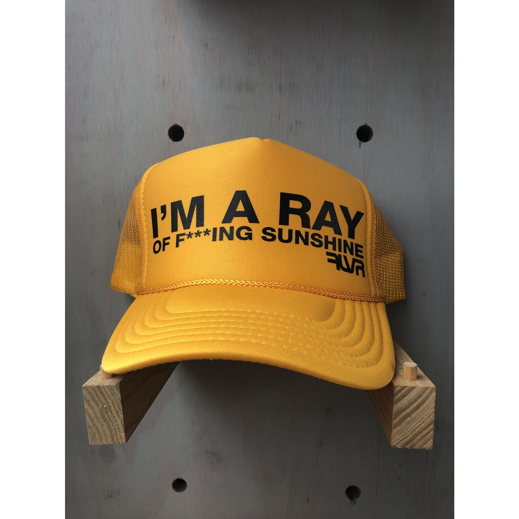 EskyFlavor I'm A Ray of Sunshine Hat Gold Black