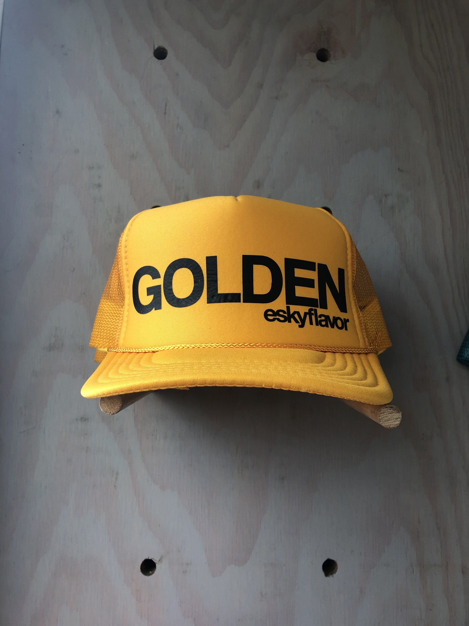 black gold hat