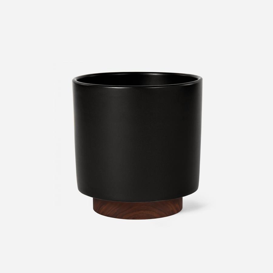 Modernica Cylinder w. Plinth - Small - Charcoal Black