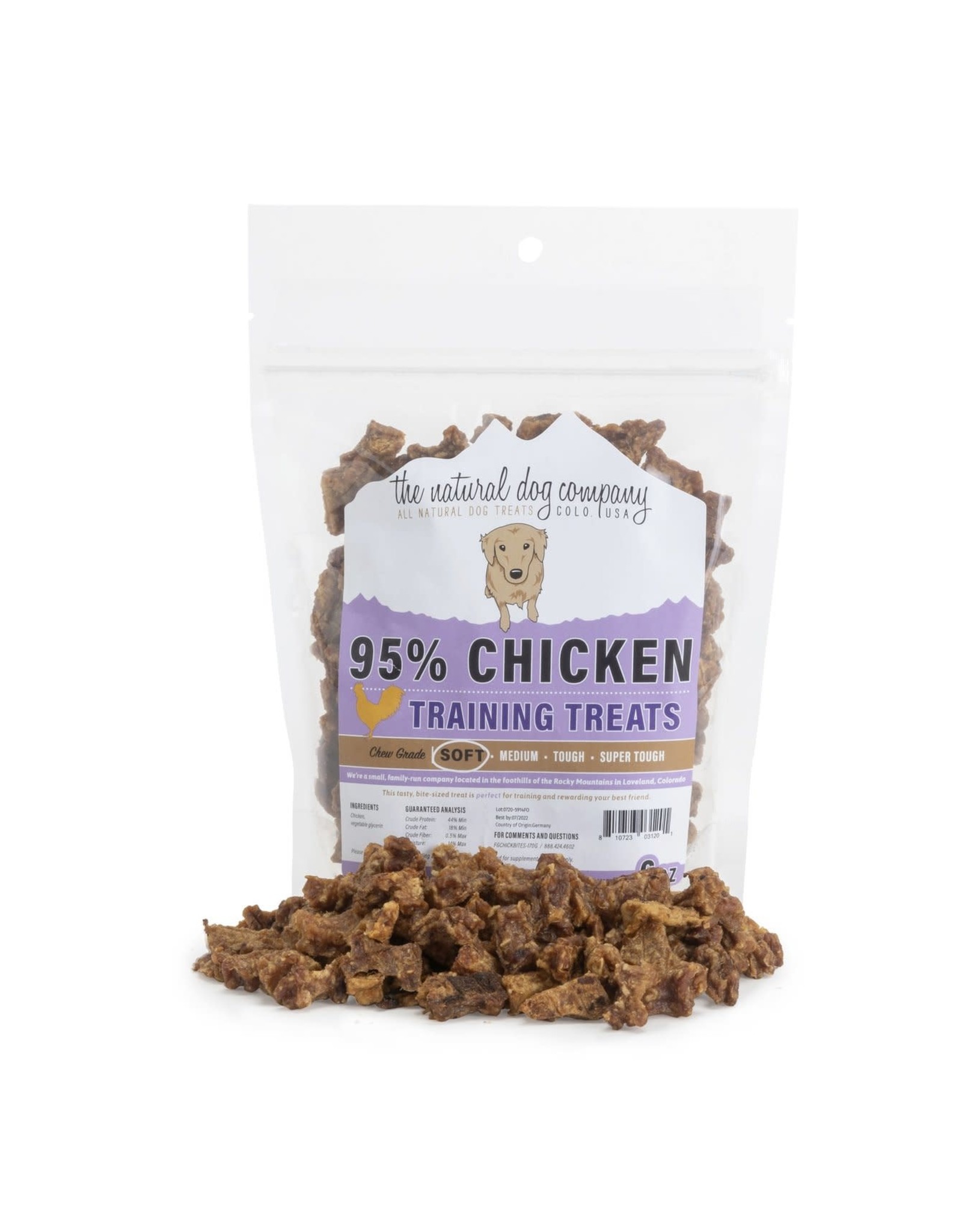 The Natural Dog Company Chicken Training Treats 95% 6oz