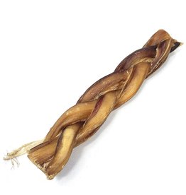 The Natural Dog Company 6" Braided Bully Sticks - Natural Scent