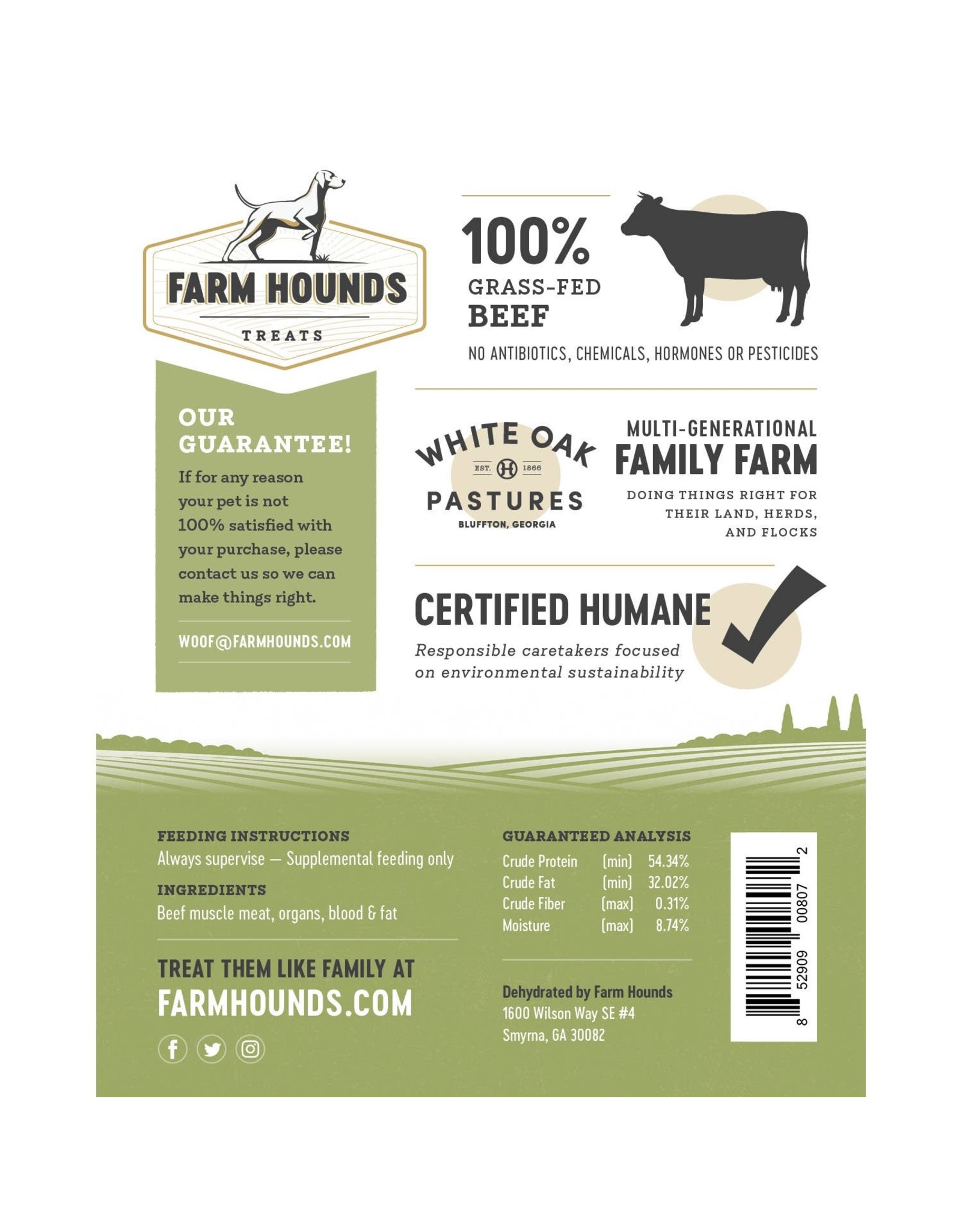 Farm Hounds Beef Treats - 4.5oz