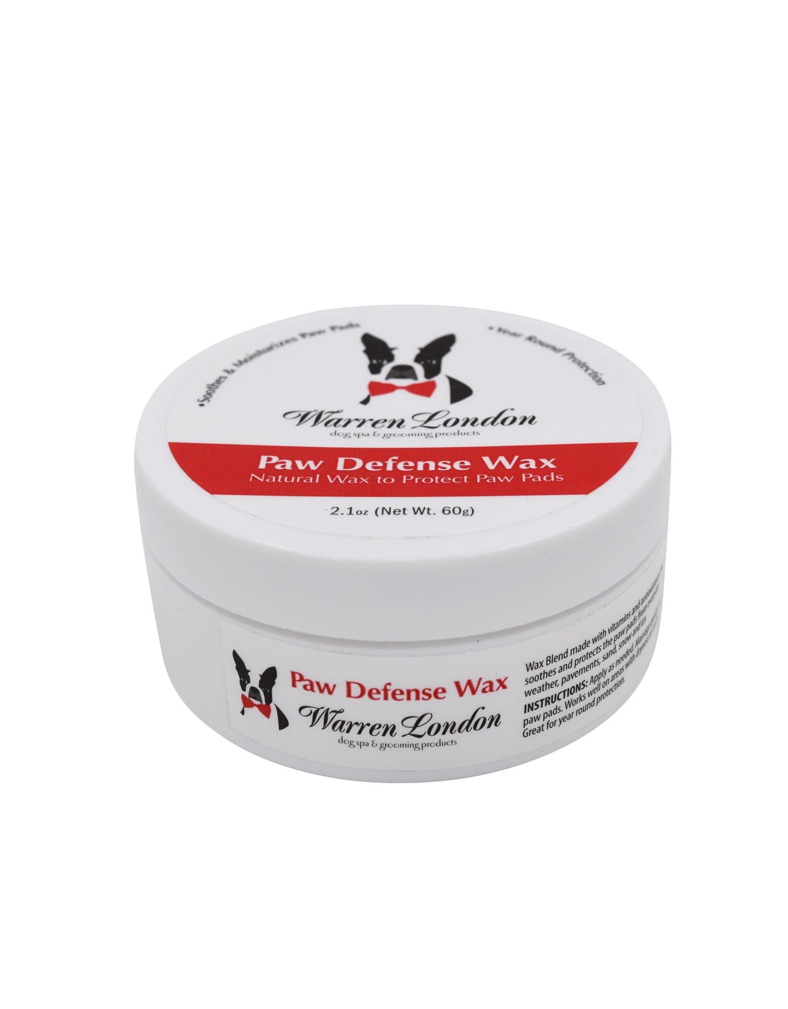 Warren London Dog Products Paw Defense Wax - 2 oz