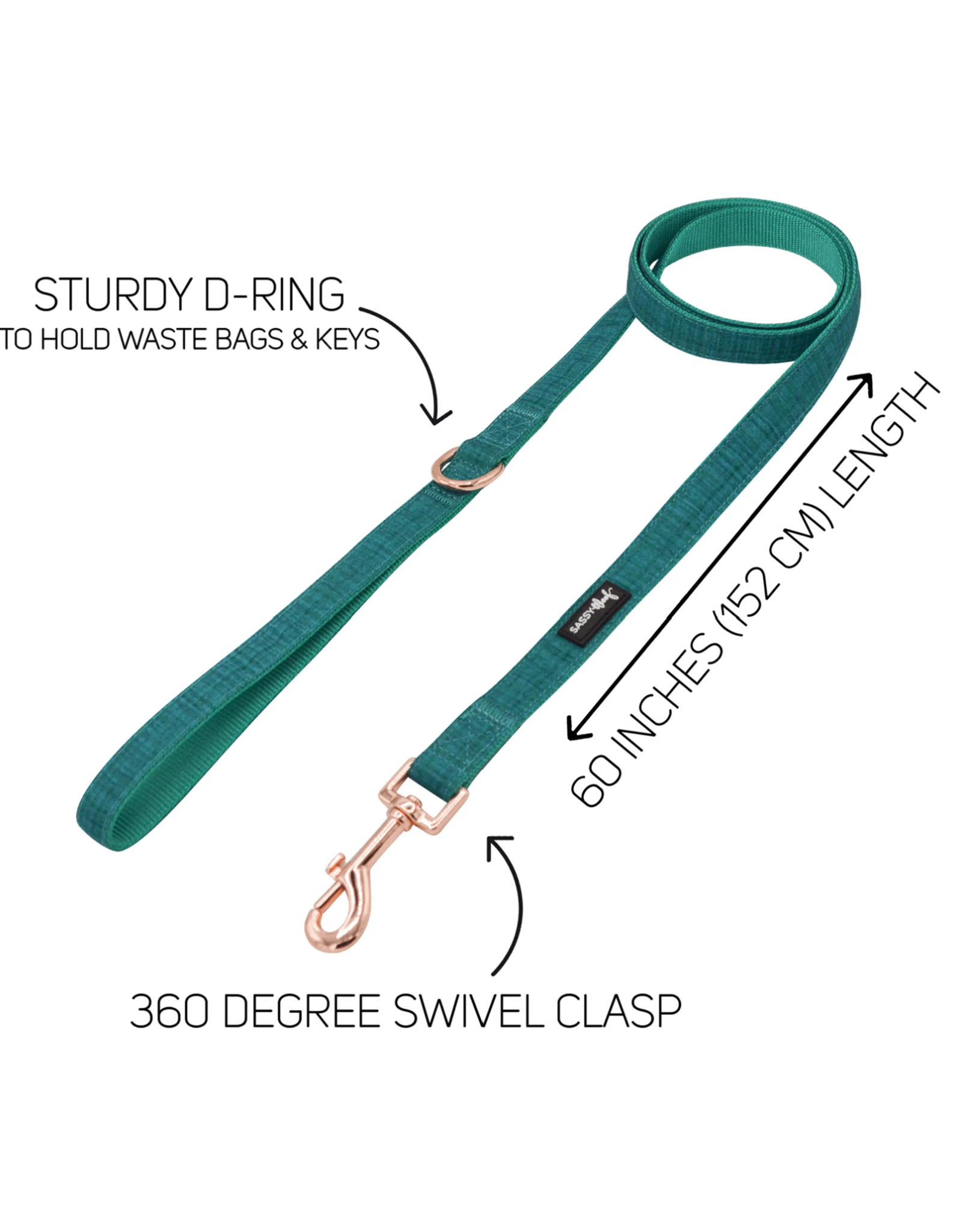 Sassy Woof 'Napa' Dog Fabric Leash
