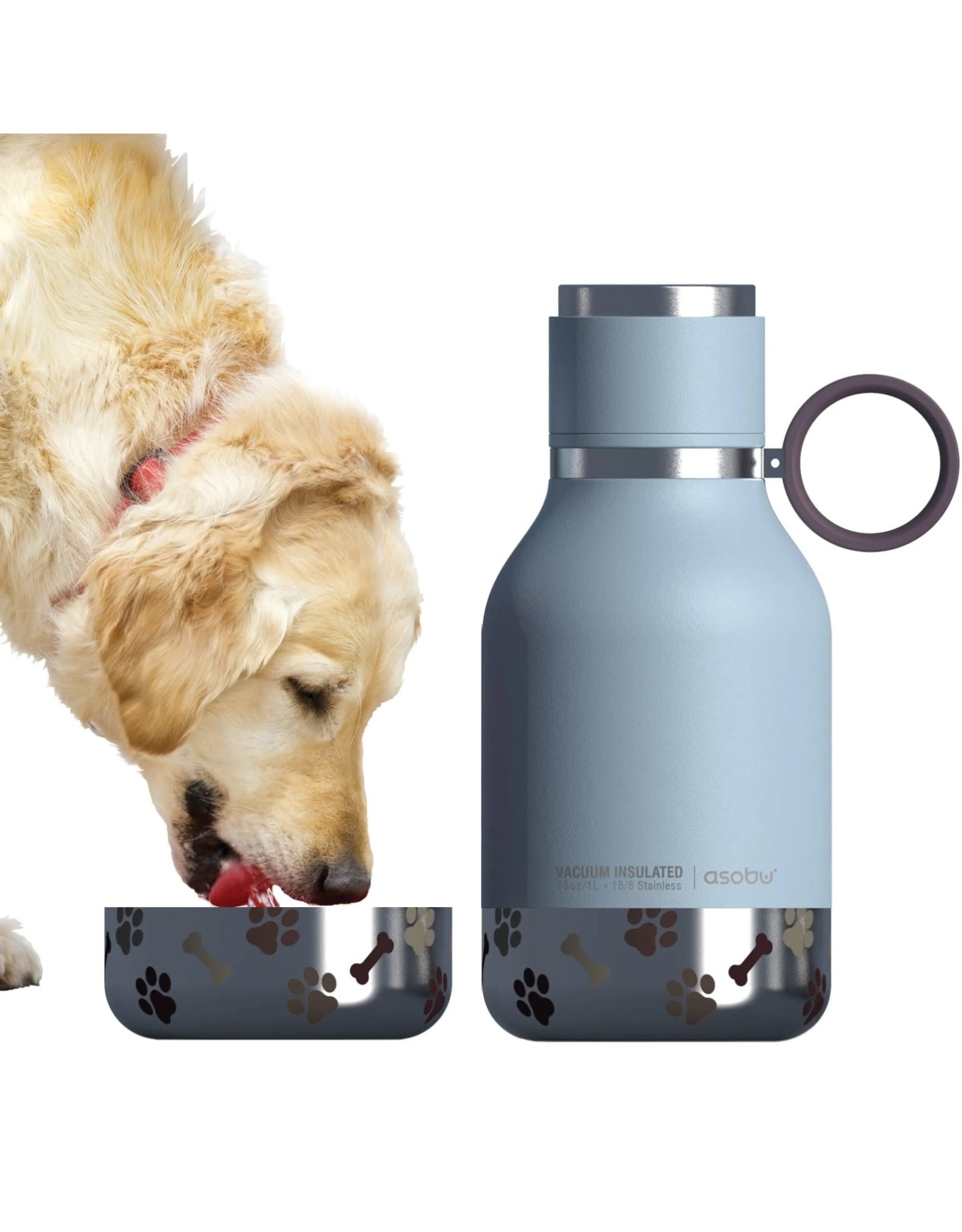 Asobu/AdnArt Asobu Dog Bowl Water Bottle/Insulated