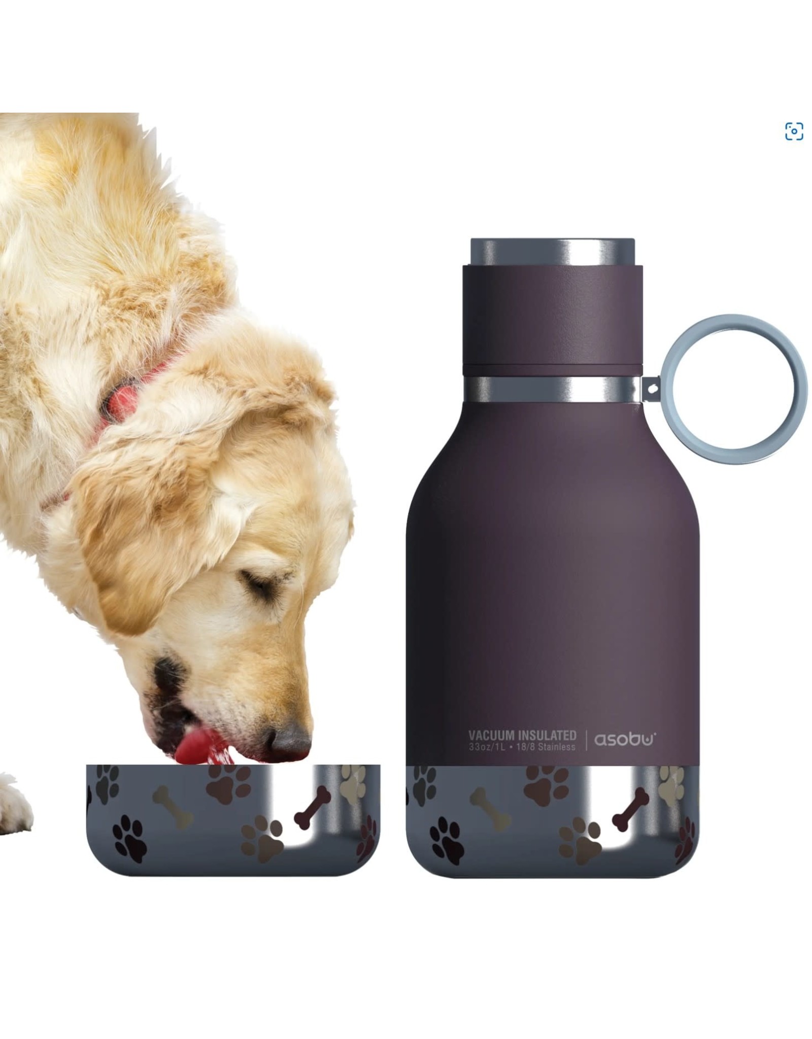 Asobu/AdnArt Asobu Dog Bowl Water Bottle/Insulated