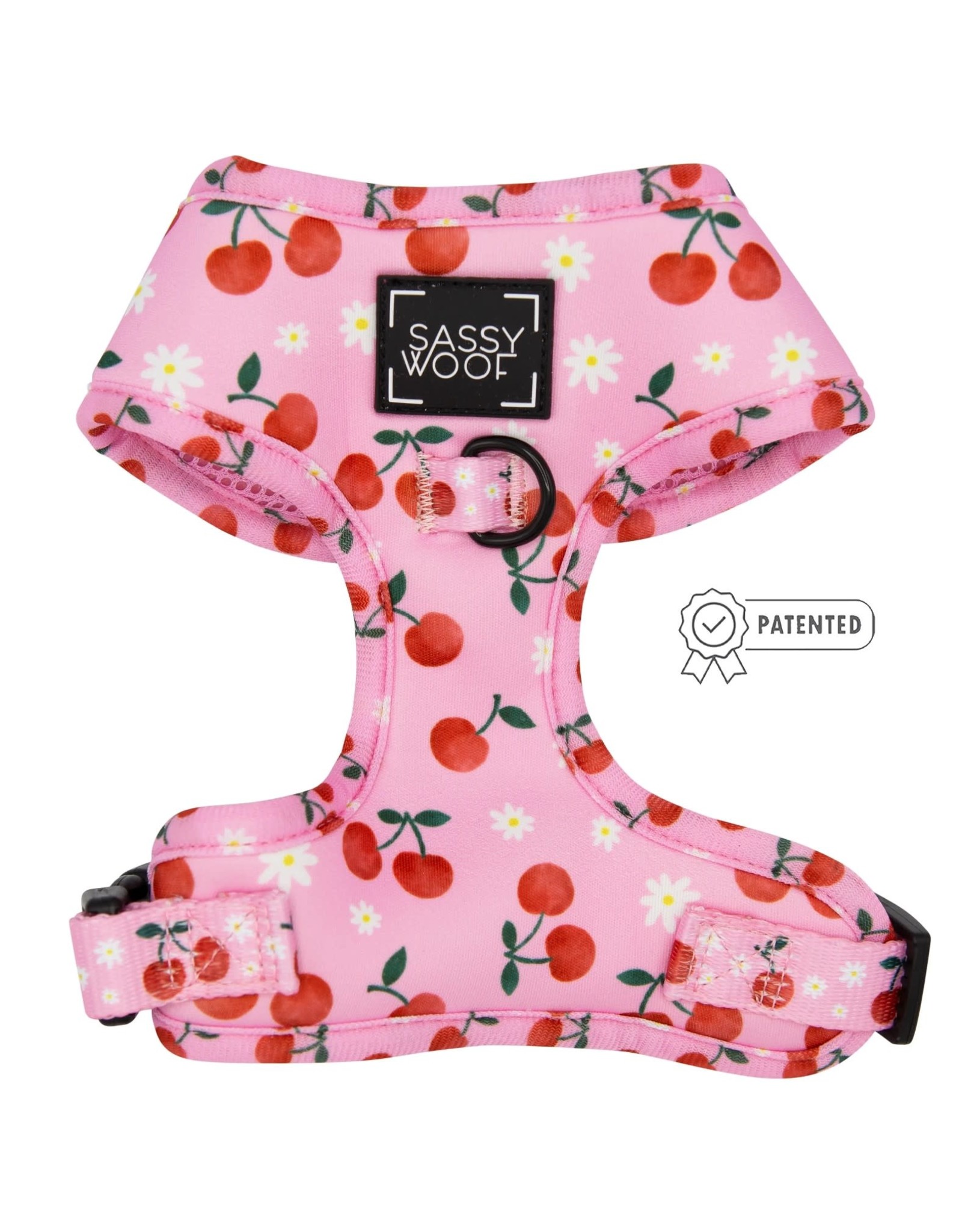 Sassy Woof 'Mon Cherry' Adjustable Dog Harness