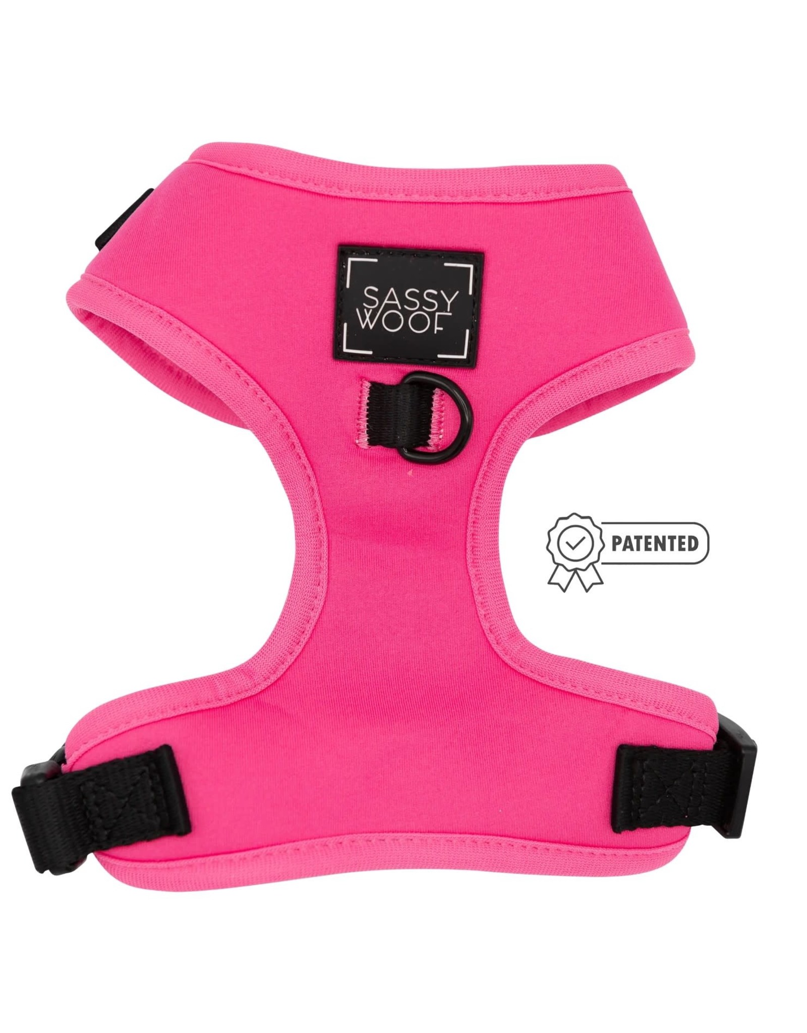 Sassy Woof 'Neon Pink' Adjustable Dog Harness