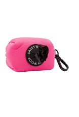 Sassy Woof 'Neon Pink' Dog Waste Bag Holder