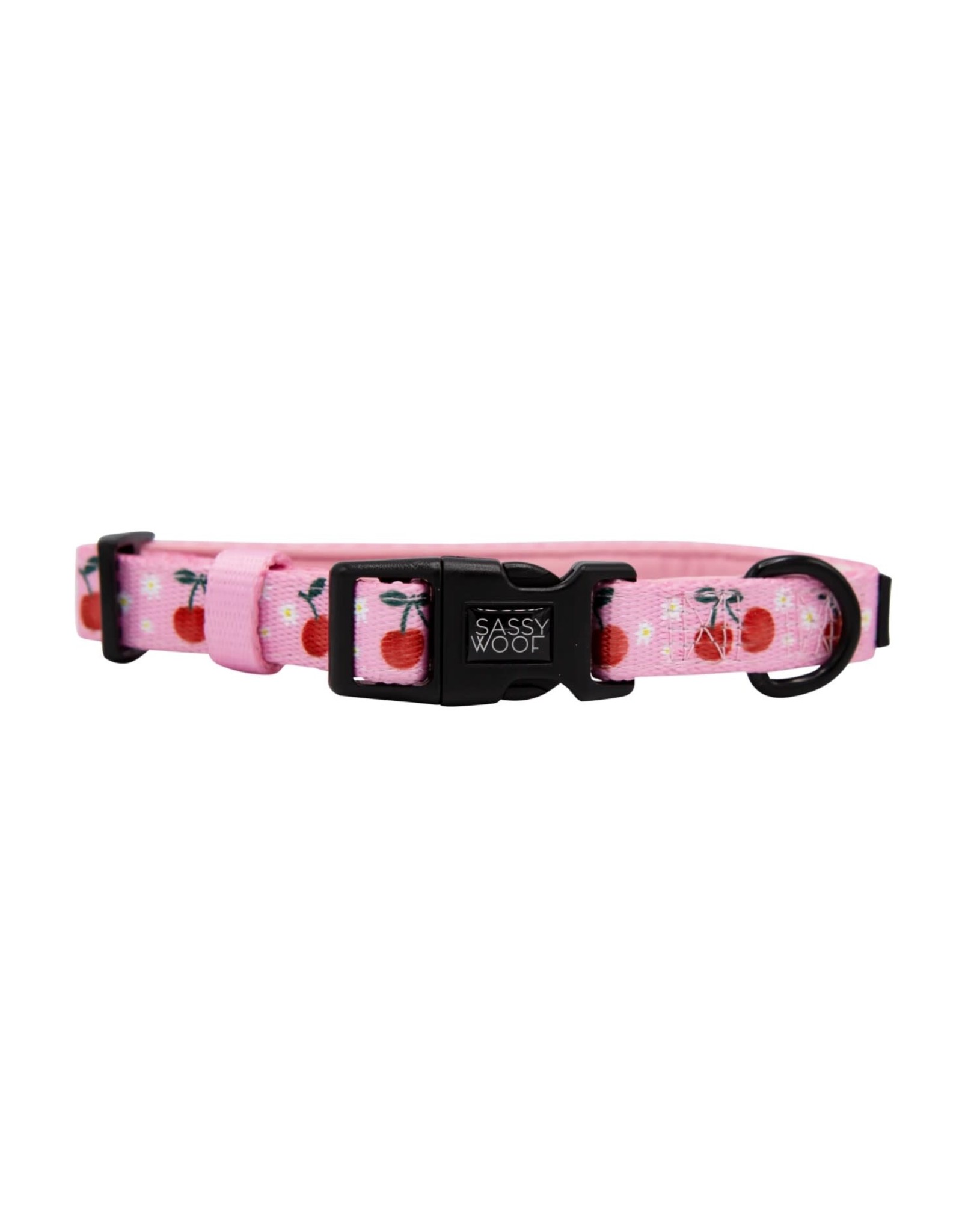 Sassy Woof 'Mon Cherry' Dog Collar