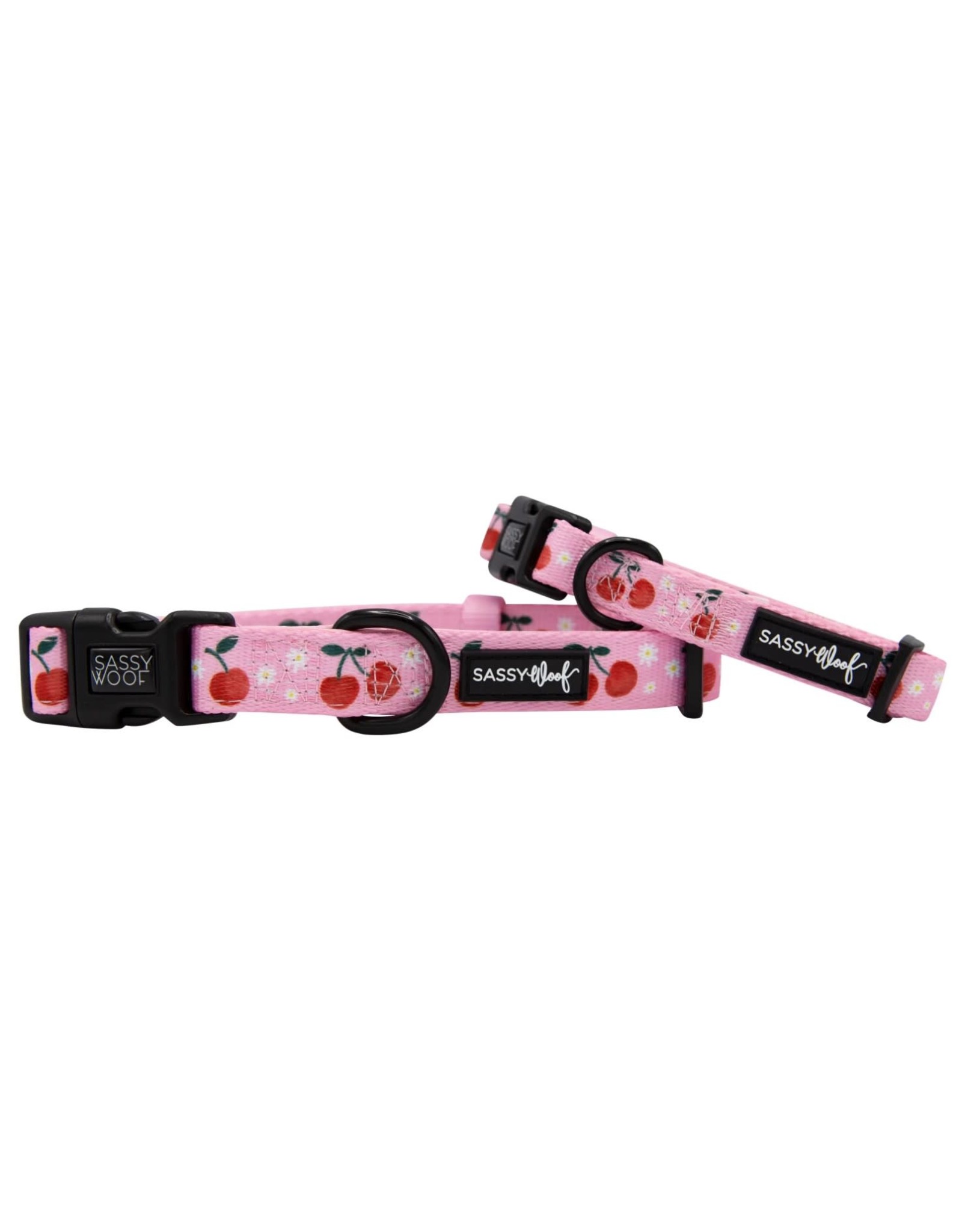 Sassy Woof 'Mon Cherry' Dog Collar