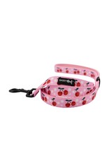 Sassy Woof 'Mon Cherry' Dog Fabric Leash