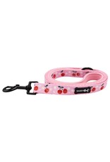 Sassy Woof 'Mon Cherry' Dog Fabric Leash