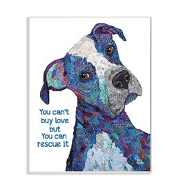 Stupell Industries You Can Rescue Love Phrase Oversized Wall Plaque Art