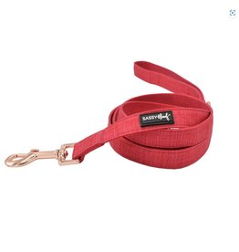 Sassy Woof 'Merlot' Dog Fabric Leash