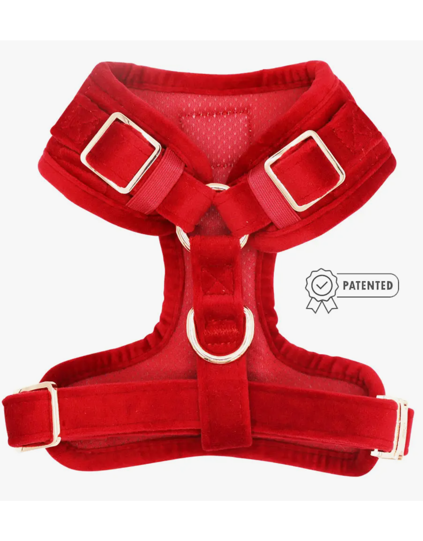 Sassy Woof Dog Adjustable Harness - Red Velvet