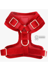Sassy Woof Dog Adjustable Harness - Red Velvet