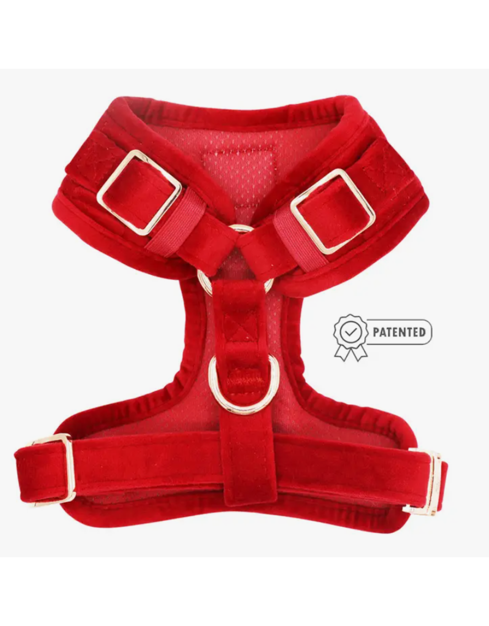 Sassy Woof Dog Adjustable Harness - Red Velvet