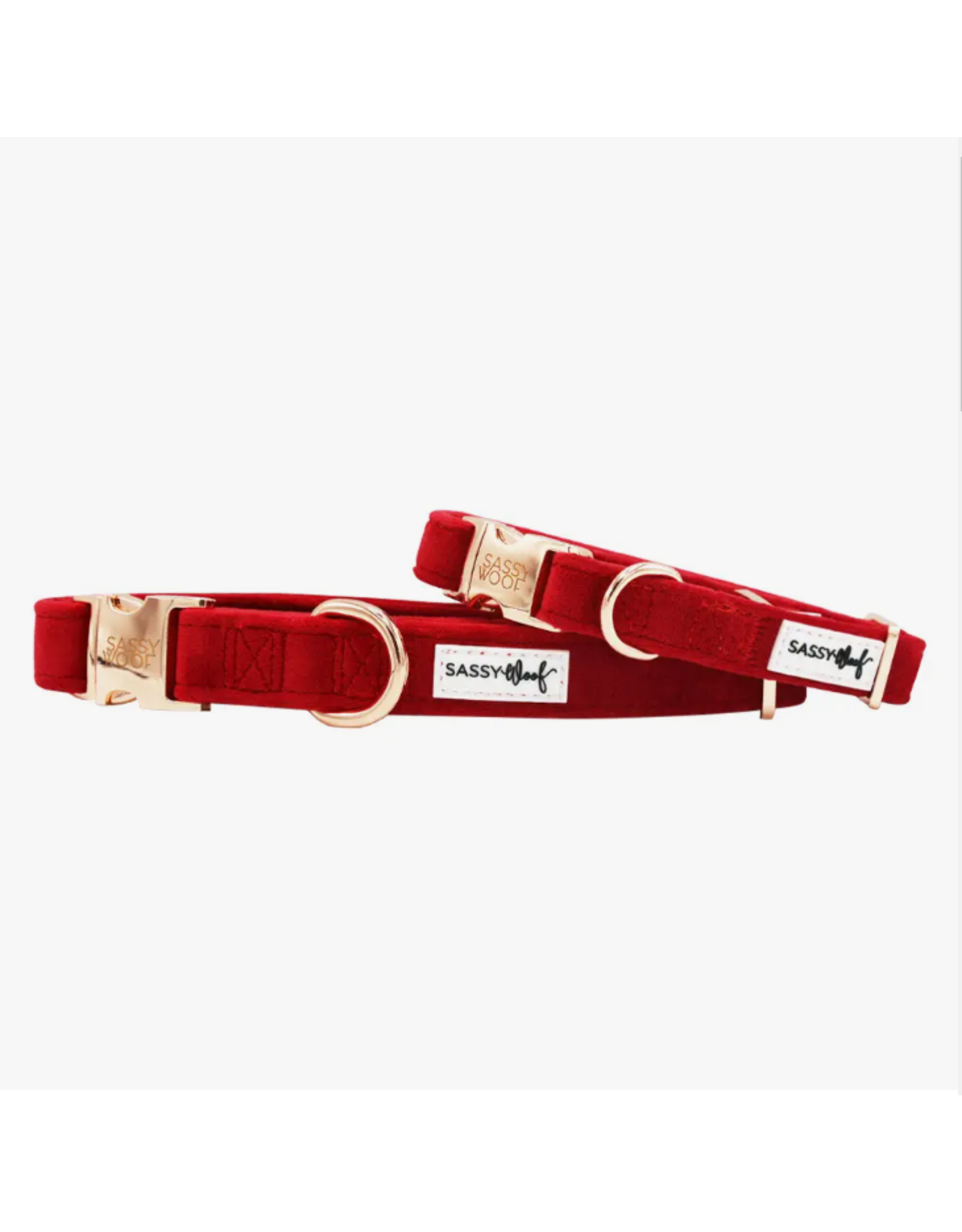 Sassy Woof 'Red Velvet' Dog Collar