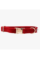 Sassy Woof 'Red Velvet' Dog Collar