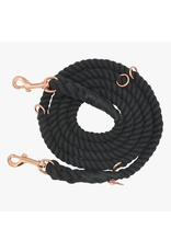 Sassy Woof Hands-Free Dog Rope Leash - Noir