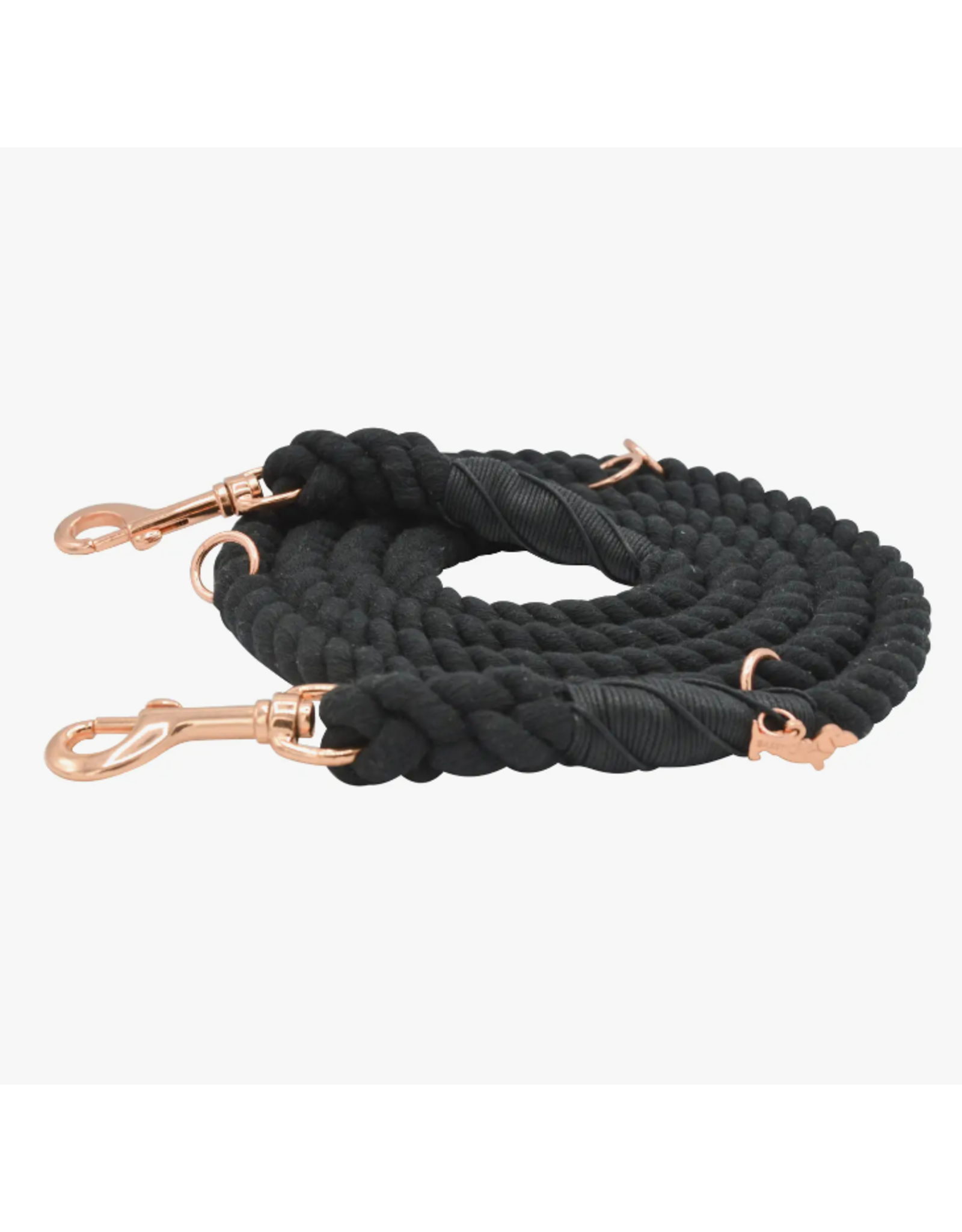 Sassy Woof Hands-Free Dog Rope Leash - Noir