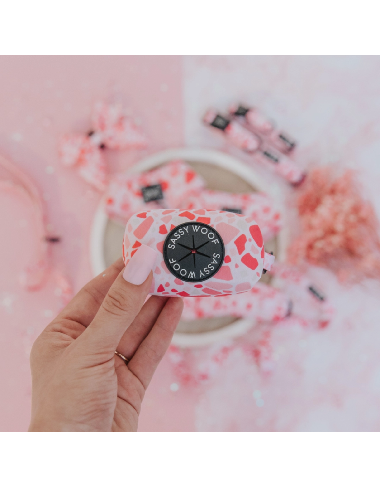 Sassy Woof 'Mykonos' Dog Waste Bag Holder