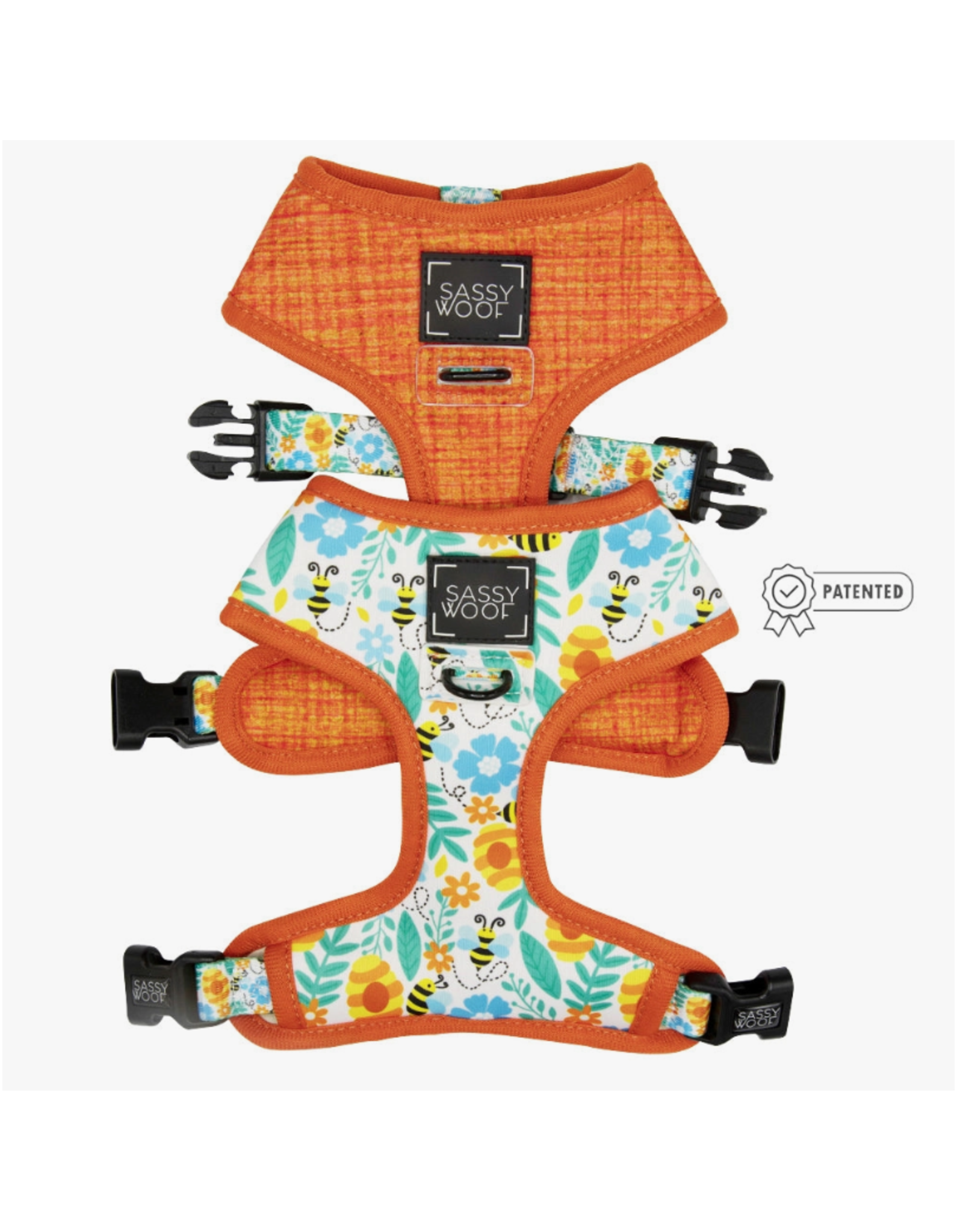 Sassy Woof 'Must Be the Honey' Dog Reversible Harness