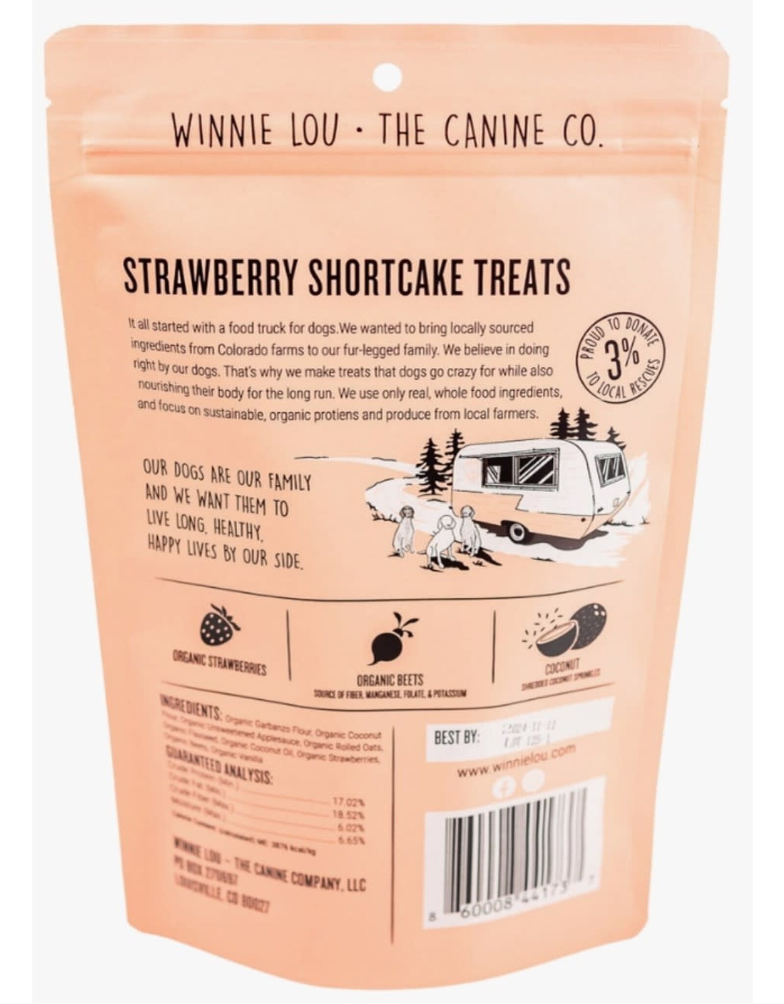 Winnie Lou - The Canine Co. Strawberry Shortcake Biscuits